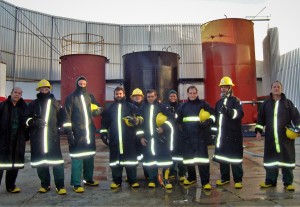 Treinamento de BVI (Brigadista Voluntário de Incêndio) - Transpetro Angra 16-05-2016